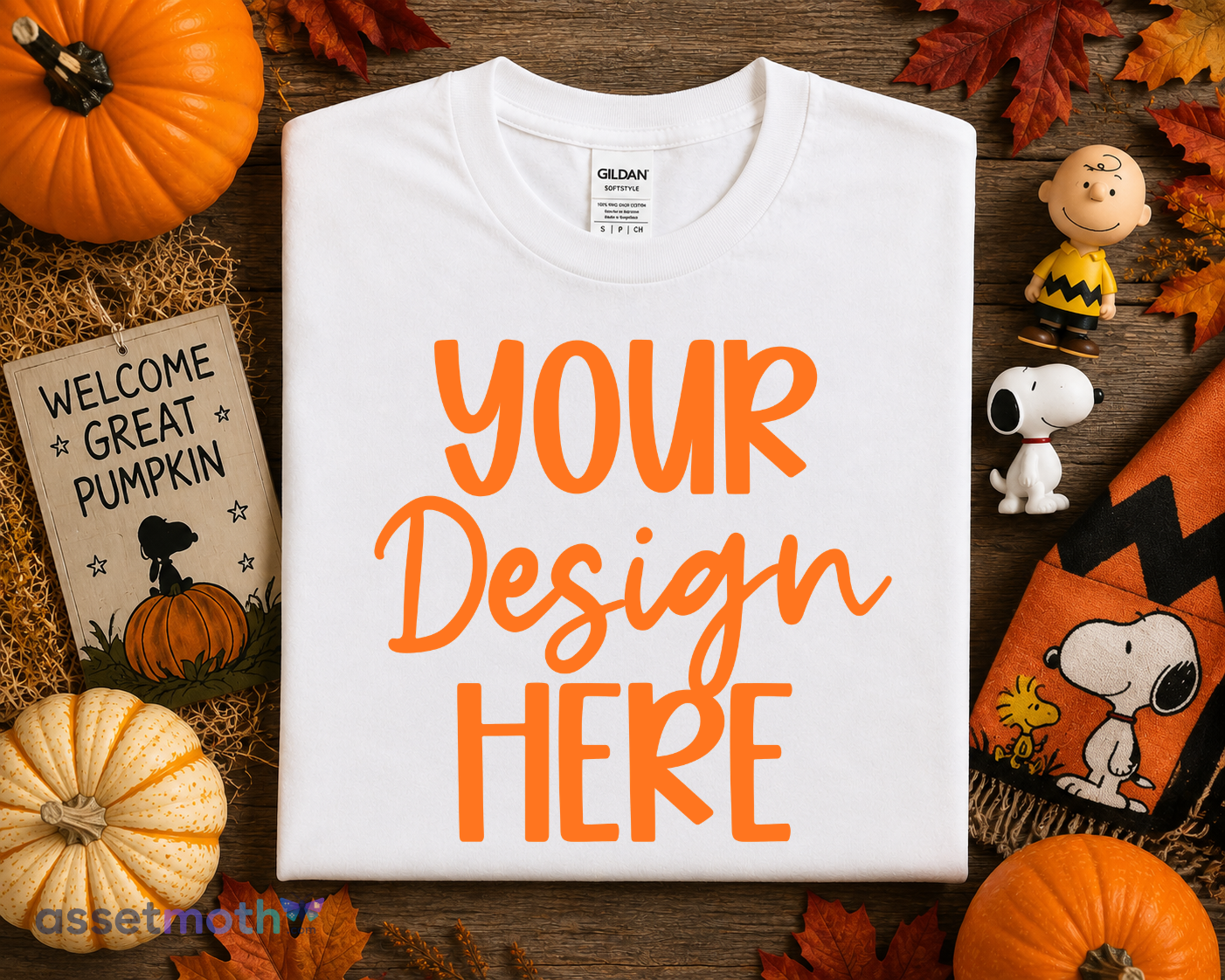 The Great Pumpkin (WHITE): 2026 Shirt Mockup preview image