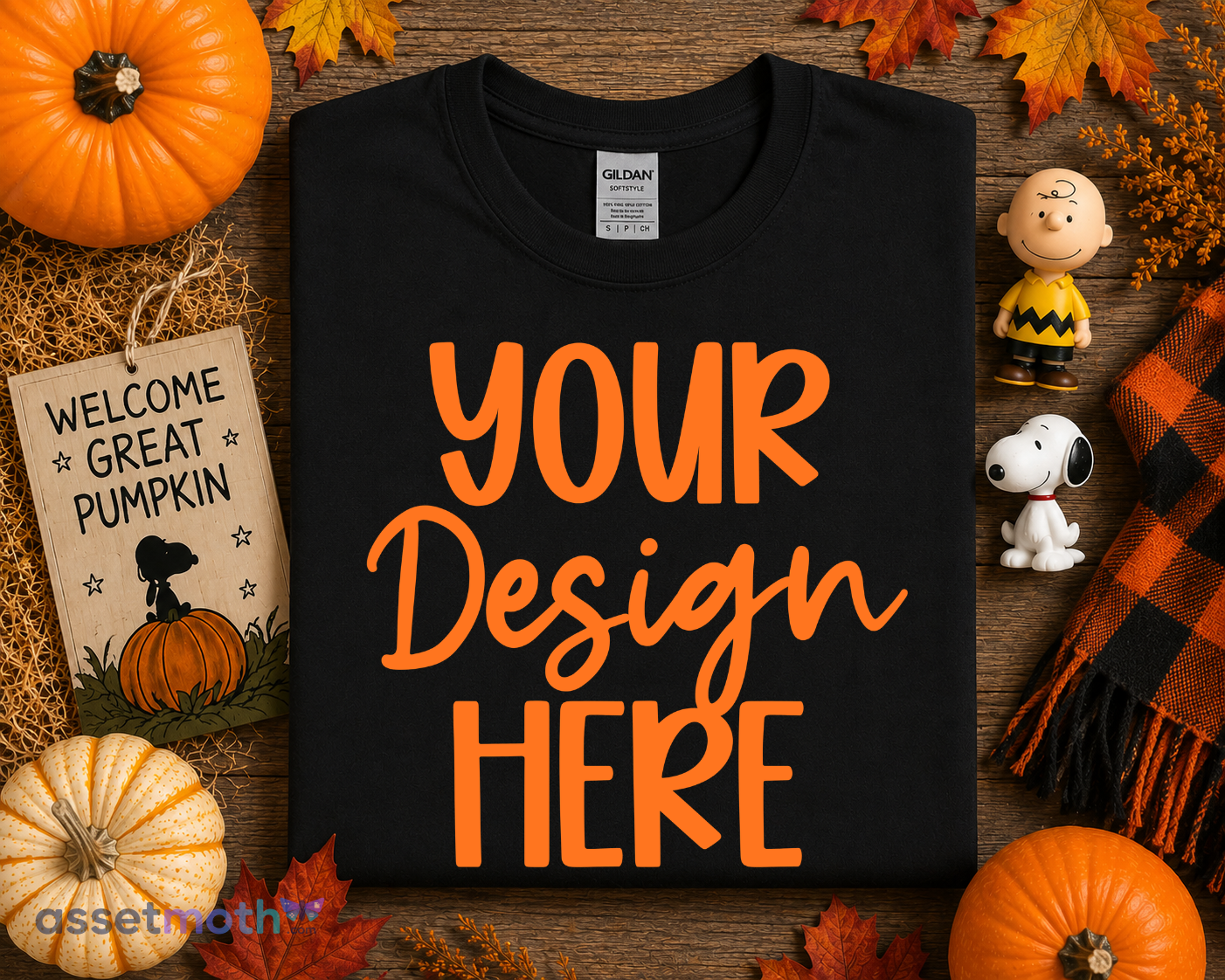 The Great Pumpkin (BLACK): 2026 Shirt Mockup preview image