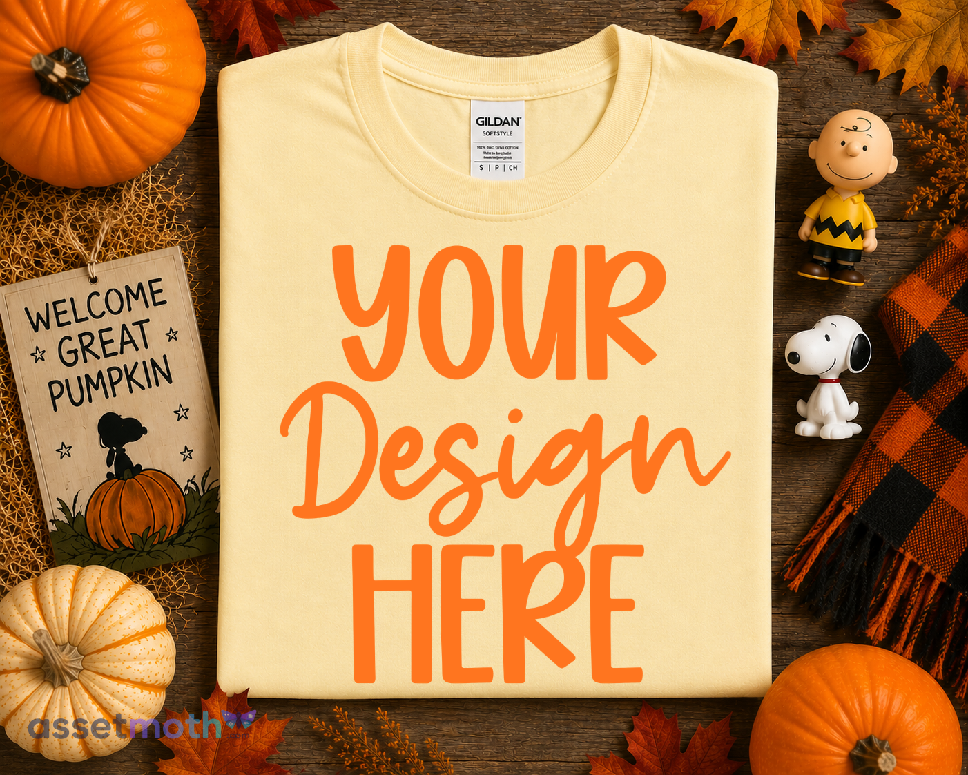 The Great Pumpkin (CORNSILK): 2026 Shirt Mockup preview image