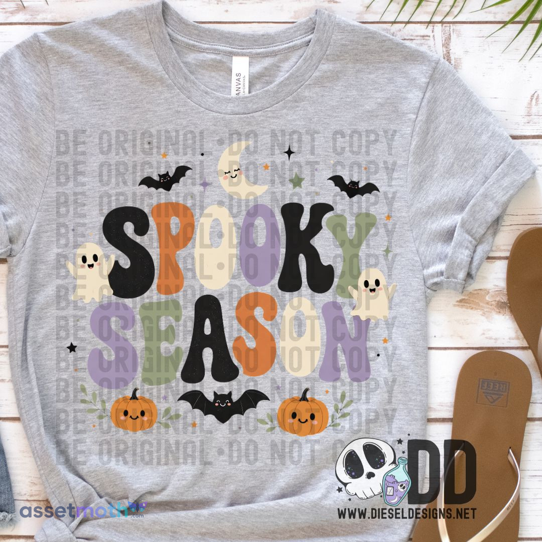 Spooky Season PNG Sublimation Design preview image
